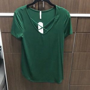 Forest green Tee - new with tags